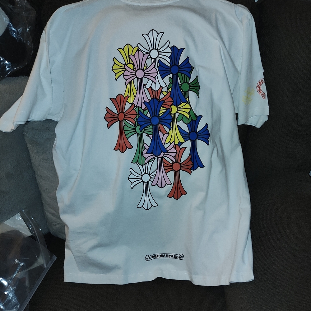 Chrome Heart Multicolor Cross T-Shirt - Picture 3 of 3